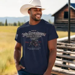 2A Last Line Of Defense 7.62 Design Men's T-Shirt