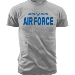 Air Force T-Shirt - US Air Force Basic P/T - Black Ink Men's T-Shirt
