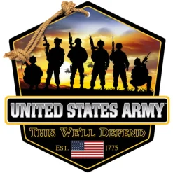Army Brothers Badge 20 x 20 inch Sign
