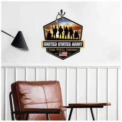 Army Brothers Badge 20 x 20 inch Sign