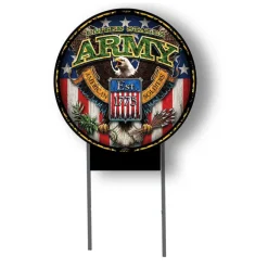 Army Fighting Eagle 20 x 20 inch Yard Sign