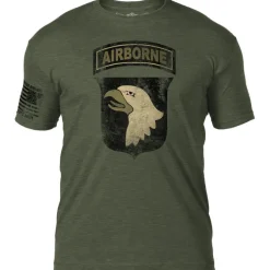 Army 101st Airborne 'Distressed' 7.62 Design Battlespace Men's T-Shirt
