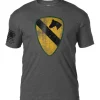 Army 1st Cavalry 'Distressed' 7.62 Design Battlespace Men's T-Shirt