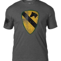 Army 1st Cavalry 'Distressed' 7.62 Design Battlespace Men's T-Shirt