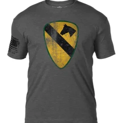 Army 1st Cavalry 'Distressed' 7.62 Design Battlespace Men's T-Shirt
