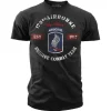 Army T-Shirt - US Army 173rd Airborne - Retro - Black Ink Mens T-Shirt
