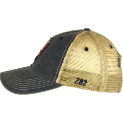 Betsy Ross Flag Skull Vintage Trucker Hat