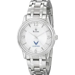 Bulova USAF Silver Men's Watch