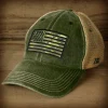 Camo Flag Vintage Trucker Hat