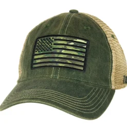 Camo Flag Vintage Trucker Hat