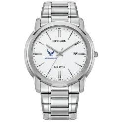 Citizen USAF Men's Classic Stainless Steel Eco-Drive Watch
