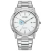 Citizen USCG Men's Classic Stainless Steel Eco-Drive Watch