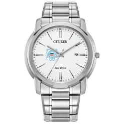 Citizen USCG Men's Classic Stainless Steel Eco-Drive Watch