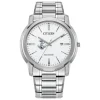 Citizen USN Men's Classic Stainless Steel Eco-Drive Watch