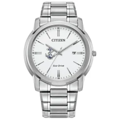 Citizen USN Men's Classic Stainless Steel Eco-Drive Watch