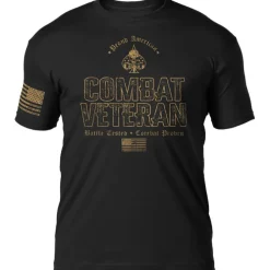 Combat Veteran 7.62 Design Men's Military T-Shirt