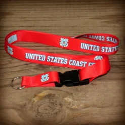 7.62 Design Coast Guard Orange Lanyard - Officially Licensed USCG Product