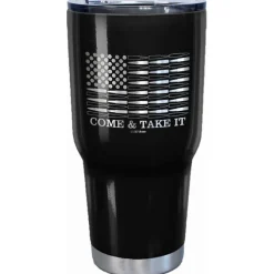 7.62 Design Come & Take It U.S. Flag Laser Etched 32oz Travel Mug