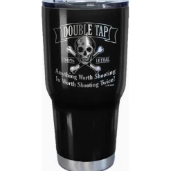 7.62 Design Double Tap Laser Etched 32oz Travel Mug