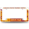 7.62 Design Marine Corps E-9 Sergeant Major USMC License Plate Frame - Officially Licensed