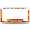 7.62 Design Marine Corps E-5 Sergeant USMC License Plate Frame - Officially Licensed