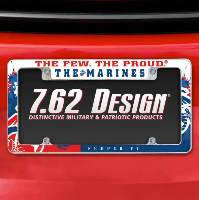 7.62 Design Marine Corps License Plate Frame - Officially Licensed