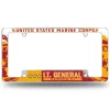 7.62 Design Marine Corps O-9 Lieutenant General USMC License Plate Frame - Officially License