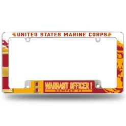 7.62 Design Marine Corps W-1 Warrant Officer 1 USMC License Plate Frame - Officially Licensed