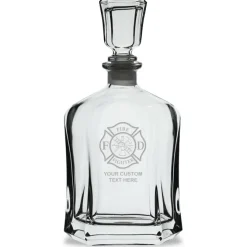 Firefighter & EMT Personalized 23 oz. Capitol Whiskey Decanter
