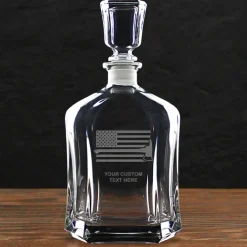 Firefighter & EMT Personalized 23 oz. Capitol Whiskey Decanter