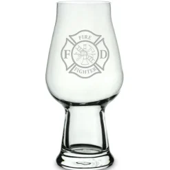 Firefighter & First Responders Personalized 18 oz. IPA Beer Glass