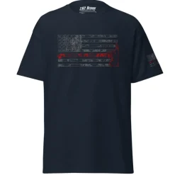 Firefighter Axe Redline Flag Men's Classic T-Shirt