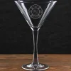 Firefighter Maltese Cross 10 oz. Martini Glass