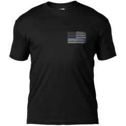 Law Enforcement Back The Blue 7.62 Design Premium Men's Patriotic T-Shirt