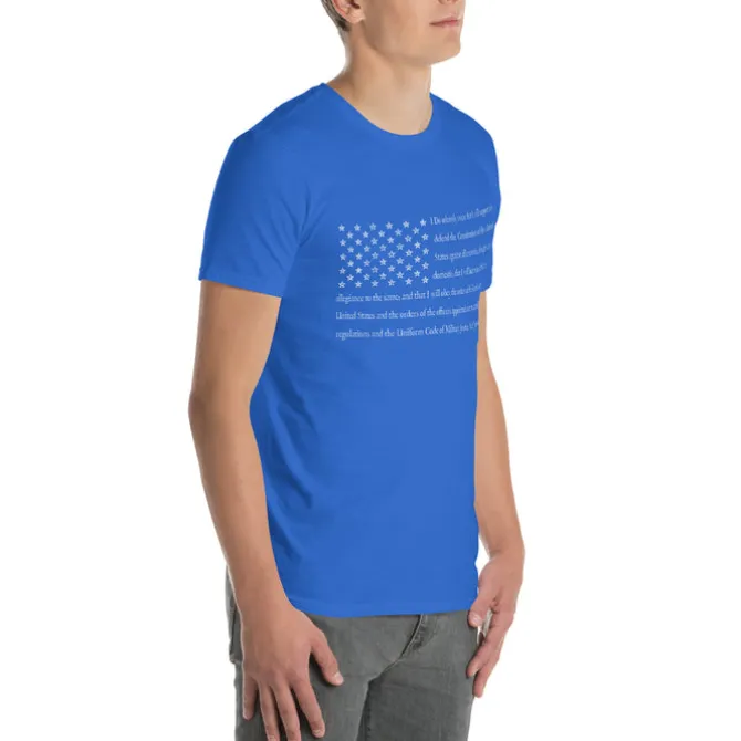 Mlitary Oath of Enlistment U.S. Flag Tee