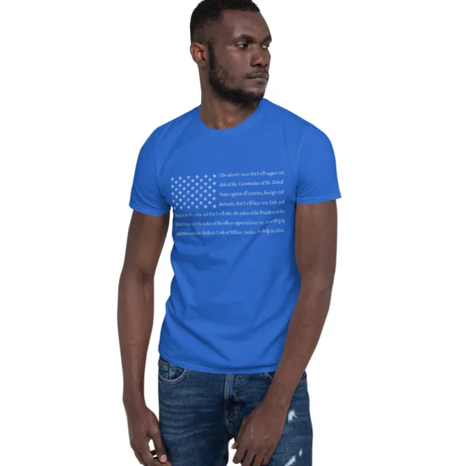Mlitary Oath of Enlistment U.S. Flag Tee