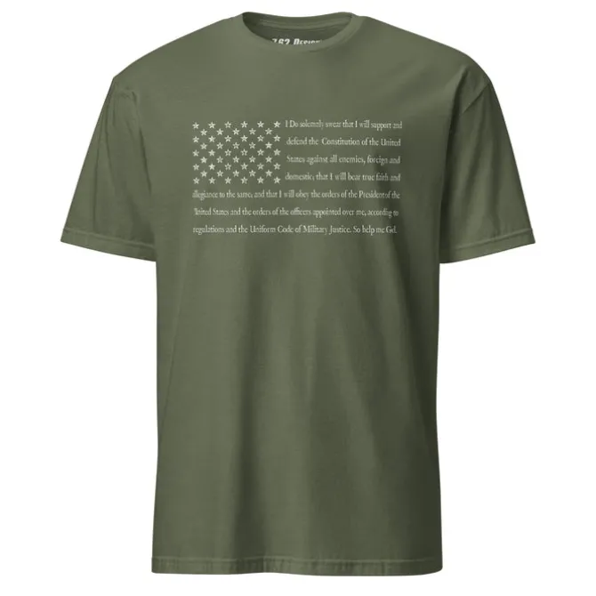Mlitary Oath of Enlistment U.S. Flag Tee