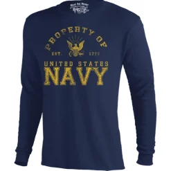 Navy Long Sleeve - Mens Property of the US Navy - Mens Long Sleeve