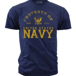 Navy T-Shirt - Mens Property of the US Navy - Mens US Navy Shirt