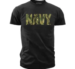 Navy T-Shirt - Mens US Navy T-Shirt USN Type III Camo - Us Navy Shirt