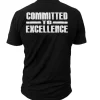 Navy T-Shirt - USN Committed to Excellence - Mens US Navy Shirt