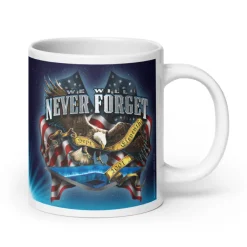 9/11 Never Forget 20 oz Coffee Mug
