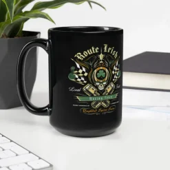 OIF/OEF Veteran Route Irish Black Glossy 15oz Mug