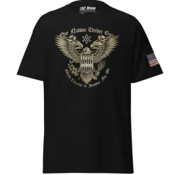 One Nation Under God American Eagle Patriotic Tee