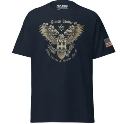 One Nation Under God American Eagle Patriotic Tee