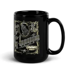 Praise The Lord & Pass The Ammo Patriotic 15oz Coffee Mug by 7.62 Design