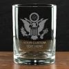 U.S. 1776 Eagle Personalized 14 oz. Double Old Fashioned Glass