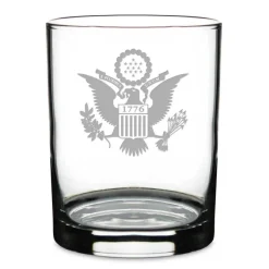 U.S. 1776 Eagle Personalized 14 oz. Double Old Fashioned Glass