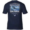 US Air Force 'Air Power' 7.62 Design Battlespace Men's T-Shirt Navy