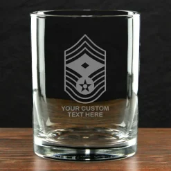 US Air Force 'Build Your Glass' Personalized 14 oz. Double Old Fashioned Glass